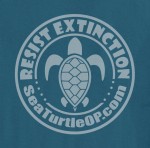 Ocean Blue Resist Extinction T-Shirt