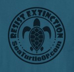 Ocean Blue Resist Extinction T-Shirt